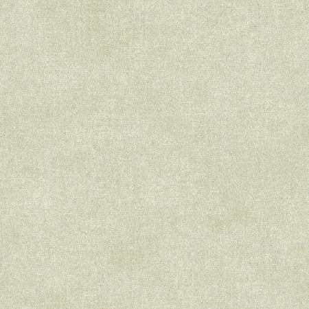 Chesapeake Homespun Green Textured Wallpaper, 20.5-in by 33-ft