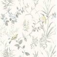 thumbnail image 1 of Chesapeake Imperial Garden Grey Botanical Unpasted Non Woven Wallpaper, 20.5-in by 33-ft, 56.4 sq. ft., 1 of 3