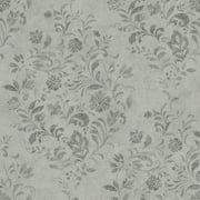 Chesapeake Isidore Grey Scroll Wallpaper