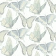 thumbnail image 1 of Chesapeake Janetta Mint Butterfly Wallpaper, 1 of 4