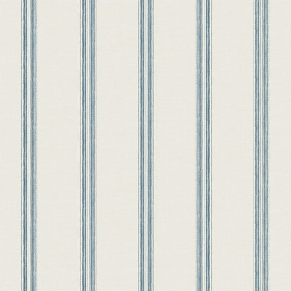 Chesapeake Johnny Blue Stripes Wallpaper