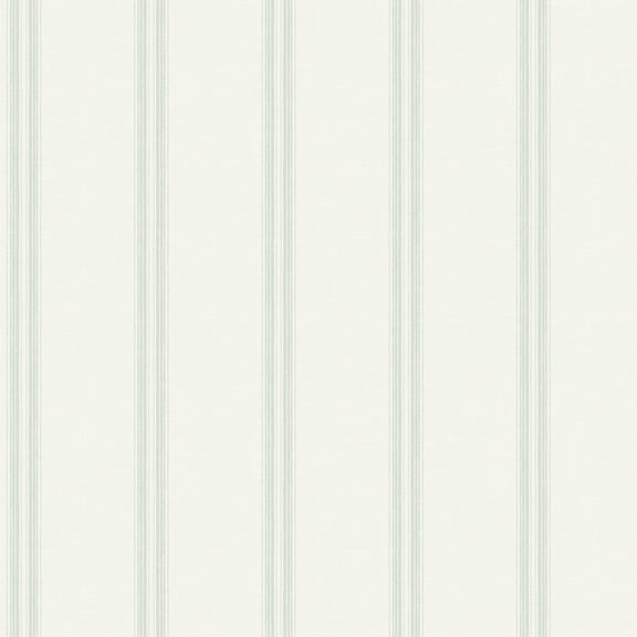 Navy And White Wide Stripe Wallpaper