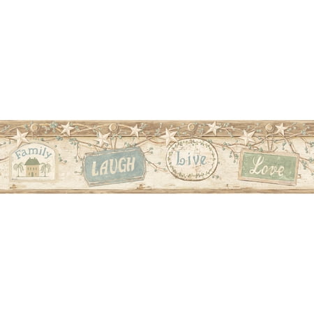 Chesapeake Kinsey Cream Live Laugh Love Border