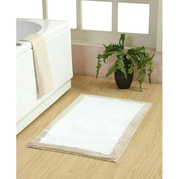 Chesapeake Lakewood MicroTufted Bath Rug - 24"X40" - Champagne