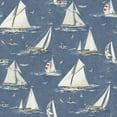 thumbnail image 1 of Chesapeake Leeward Navy Sailboat Wallpaper, 1 of 4