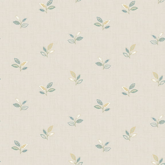 Chesapeake Leigh Yellow Leaf Wallpaper