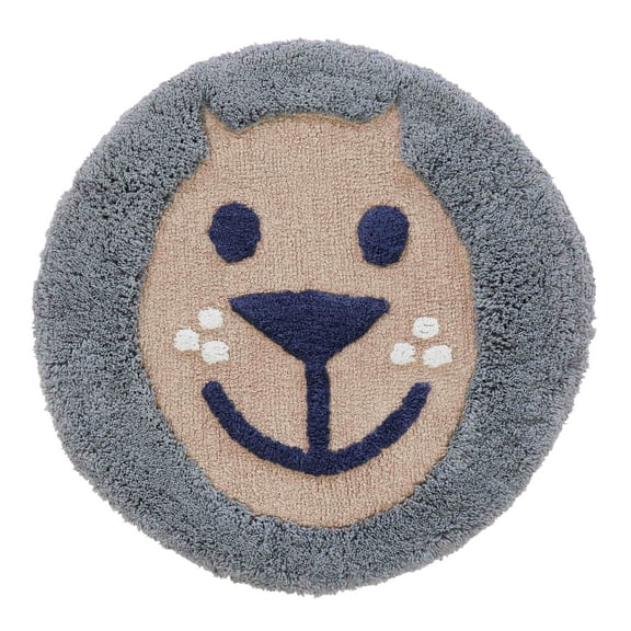 Chesapeake Leonie Bath Mat (24"round) Blue Sienna