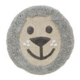 thumbnail image 1 of Chesapeake  Leonie Bath Mat (24"round) Dove Grey, 1 of 2