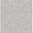 thumbnail image 1 of Chesapeake Mendocino Grey Linen Unpasted Non Woven Wallpaper, 20.5-in by 33-ft, 56.4 sq. ft., 1 of 3