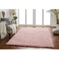 thumbnail image 1 of Chesapeake Microfiber Polyester Shag Blush Canilla Area Rug (5'x7'), 1 of 6