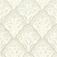 thumbnail image 1 of Chesapeake Mimir Dove Quilted Damask Wallpaper, 20.5-in by 33-ft, 1 of 5