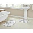 thumbnail image 1 of Chesapeake Monte Carlo 2Pc Bath Rug Set - 21"X34" & 17"X24" - 200 GSF - CHROME COLOR, 1 of 1