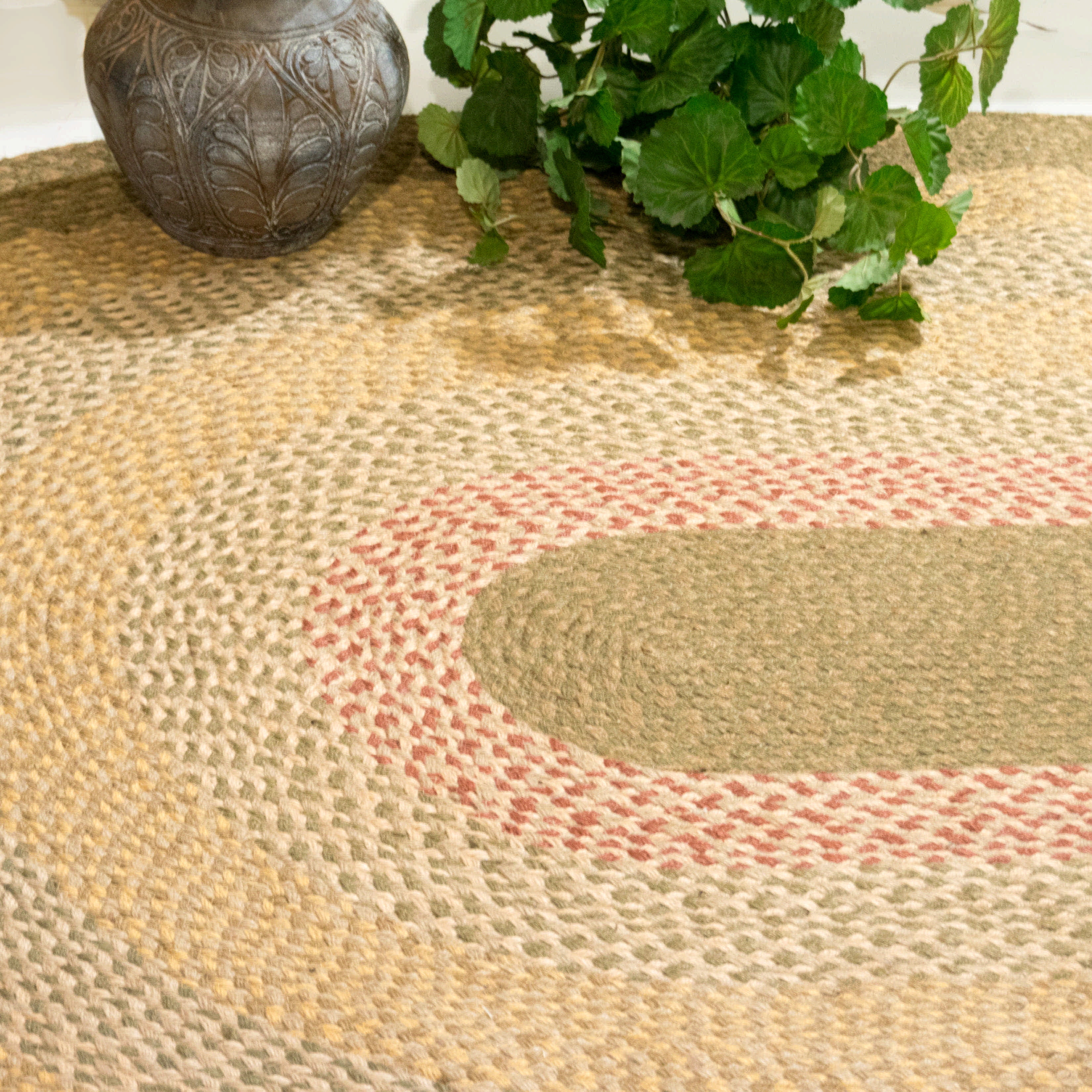 Rattan Color Rug Chesapeake New Mexico Jute braided Sedona/Rattan rug (5'x8') - Walmart.com