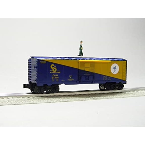 Chesapeake & Ohio Walking Brakeman BOXCAR #21229 O Gauge