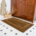 thumbnail image 1 of Chesapeake Olympia 2pc Chocolate Bath Rug Set (21"x34" & 24"x40"), 1 of 6