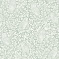 thumbnail image 1 of Chesapeake Parliament Teal Owl Prepasted Non Woven Blend Wallpaper, 20.5-in by 33-ft, 56.4 sq. ft., 1 of 3