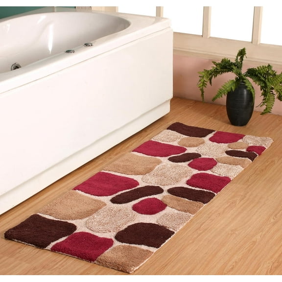 Chesapeake Pebbles APPLE BUTTER Bath Rug Runner (24"x60")