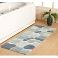 thumbnail image 1 of Chesapeake Pebbles DENIM BLUE Bath Rug Runner (24"x60"), 1 of 4
