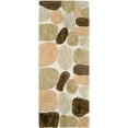 Chesapeake Pebbles Khaki Bath Rug Runner (24" x 60")
