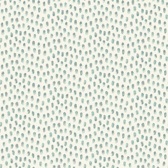 Chesapeake Sand Drips Aqua Painted Dots Wallpaper