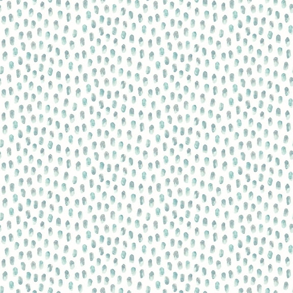 Chesapeake Sand Drips Aqua Painted Dots Wallpaper