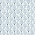 thumbnail image 1 of Chesapeake Santiago Blue Scalloped Prepasted Non Woven Blend Wallpaper, 20.5-in by 33-ft, 56.4 sq. ft., 1 of 3