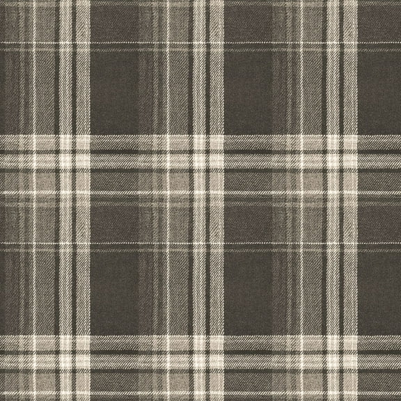 Chesapeake Saranac Grey Flannel Prepasted Easy Walls Wallpaper, 20.5-in by 33-ft, 56.4 sq. ft.