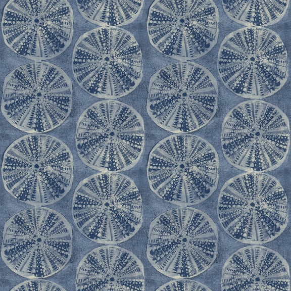 Chesapeake Sea Biscuit Blue Sand Dollar Wallpaper