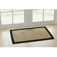 thumbnail image 1 of Chesapeake Seagrass Area Rug with Black Border (24"x36"), 1 of 5