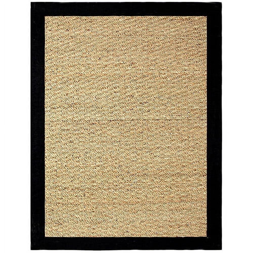 Chesapeake Seagrass Area Rug with Black border (40"x60")