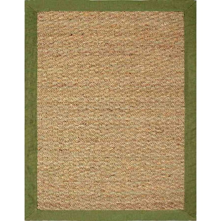 Chesapeake Seagrass Area Rug with Sage Border (24"x36")