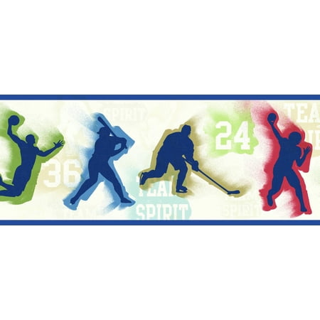 Chesapeake Seth Blue Sports Figures Toss Border