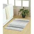 thumbnail image 1 of Chesapeake Sherrington Micro Tufted Bath Rug - 24"X40"- Grey, 1 of 5