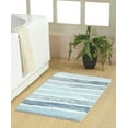 thumbnail image 1 of Chesapeake Sherrington Micro Tufted Bath Rug - 24"X40"- Spa Blue, 1 of 5