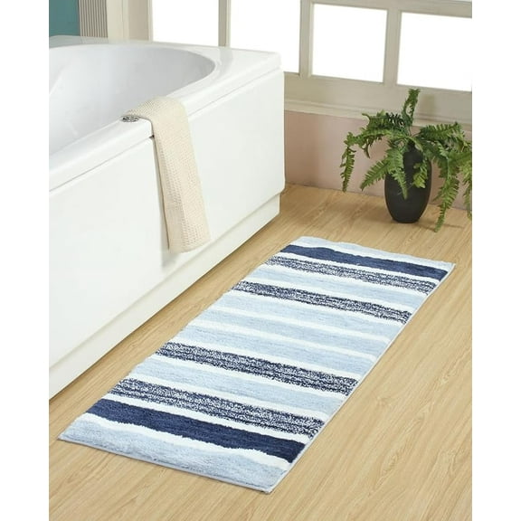 Chesapeake Sherrington Micro Tufted Bath Runner - 22"X60"- Navy