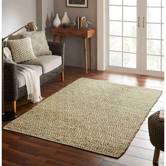 Chesapeake SunnyVale Area Rug 46971-Color:Natural,Shape:Rectangle,Size:60" x 84"