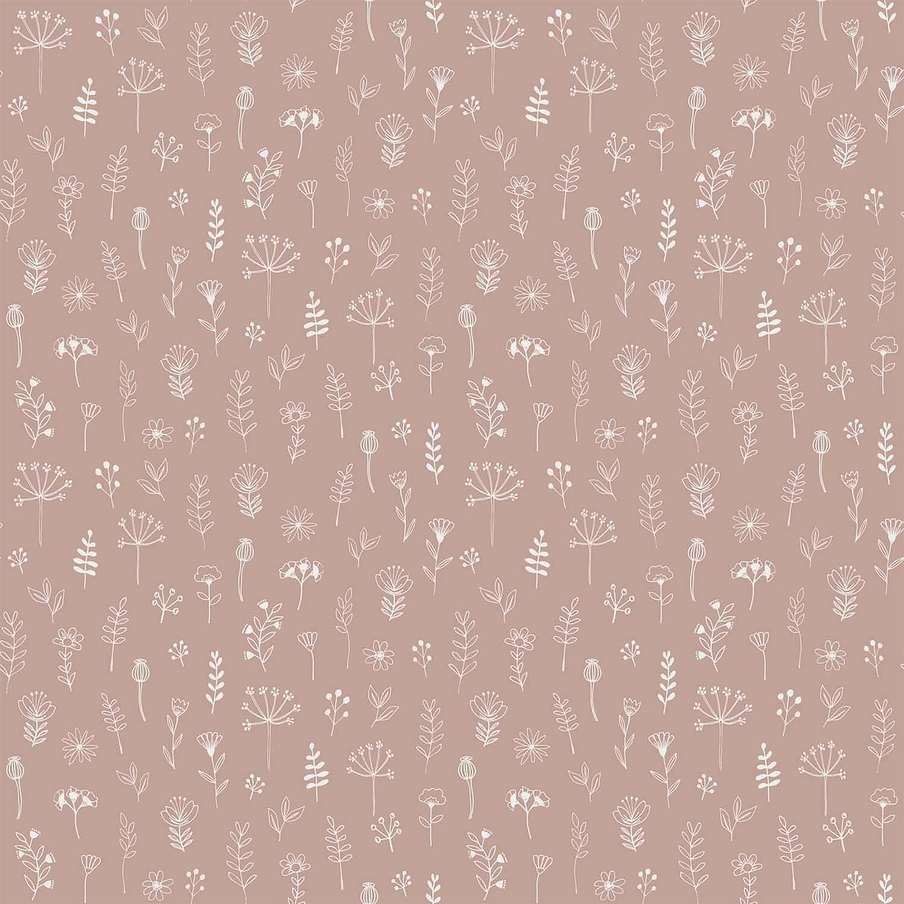Chesapeake Tatula Rose Floral Wallpaper, 20.9-in by 33-ft