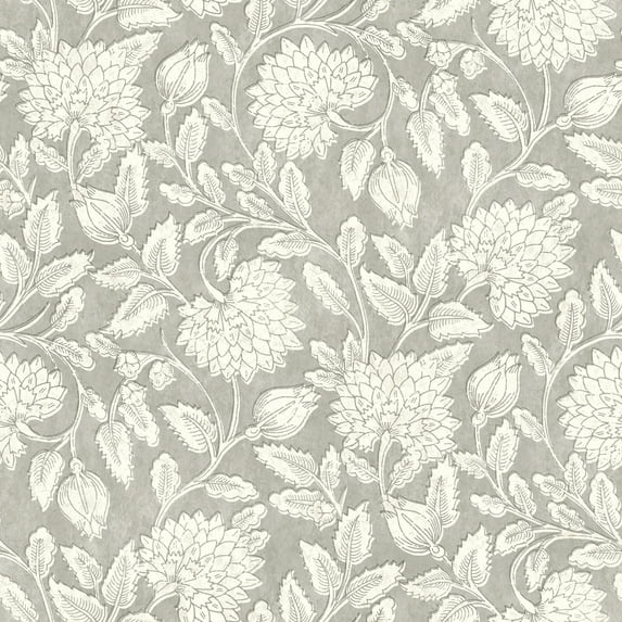 Chesapeake Vadouvan Grey Jacobean Trail Wallpaper