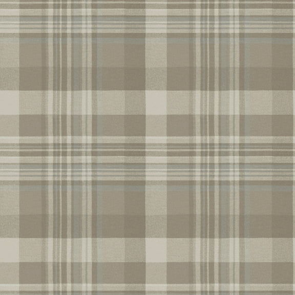 Chesapeake Yellowstone Dutton Plaid Light Brown Wallpaper