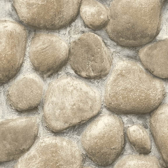 Chesapeake Yellowstone Root Rock Beige Wallpaper