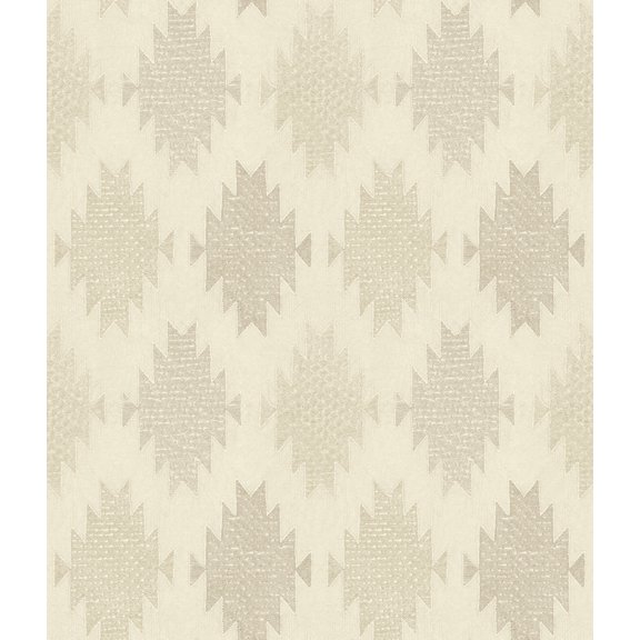 Chesapeake Yellowstone Stitched Heirloom Khaki Wallpaper