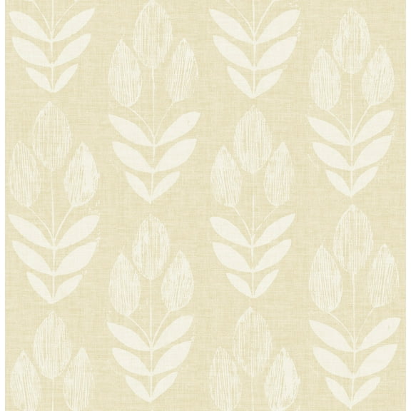 Chesapeake by Brewster 3115-24471 Garland Wheat Block Tulip Wallpaper