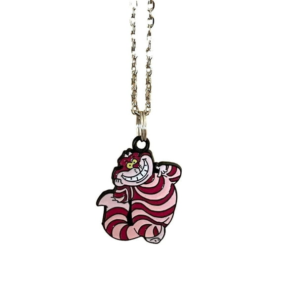 Cheshire Cat Necklace Look at Me Pose Alice In Wonderland Fashion Fan Jewelry