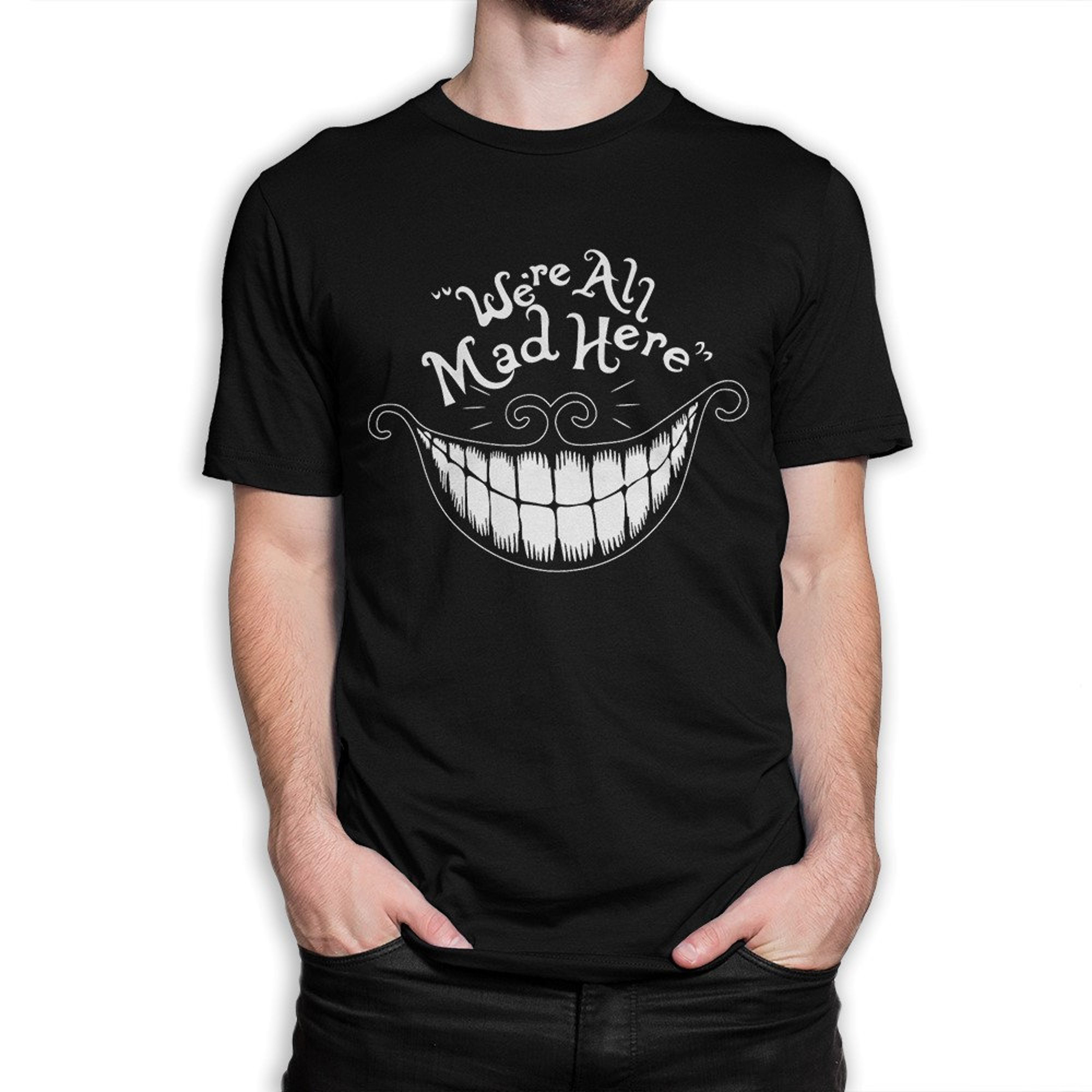 Women’s Cheshire Cat “We’re All Mad Here” Graphic Tee hotsell