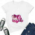 thumbnail image 1 of Cheshire Cat We're All Mad Here Wonderland Quote Style Unisex T-Shirt V70144, up to size 5XL, 1 of 2