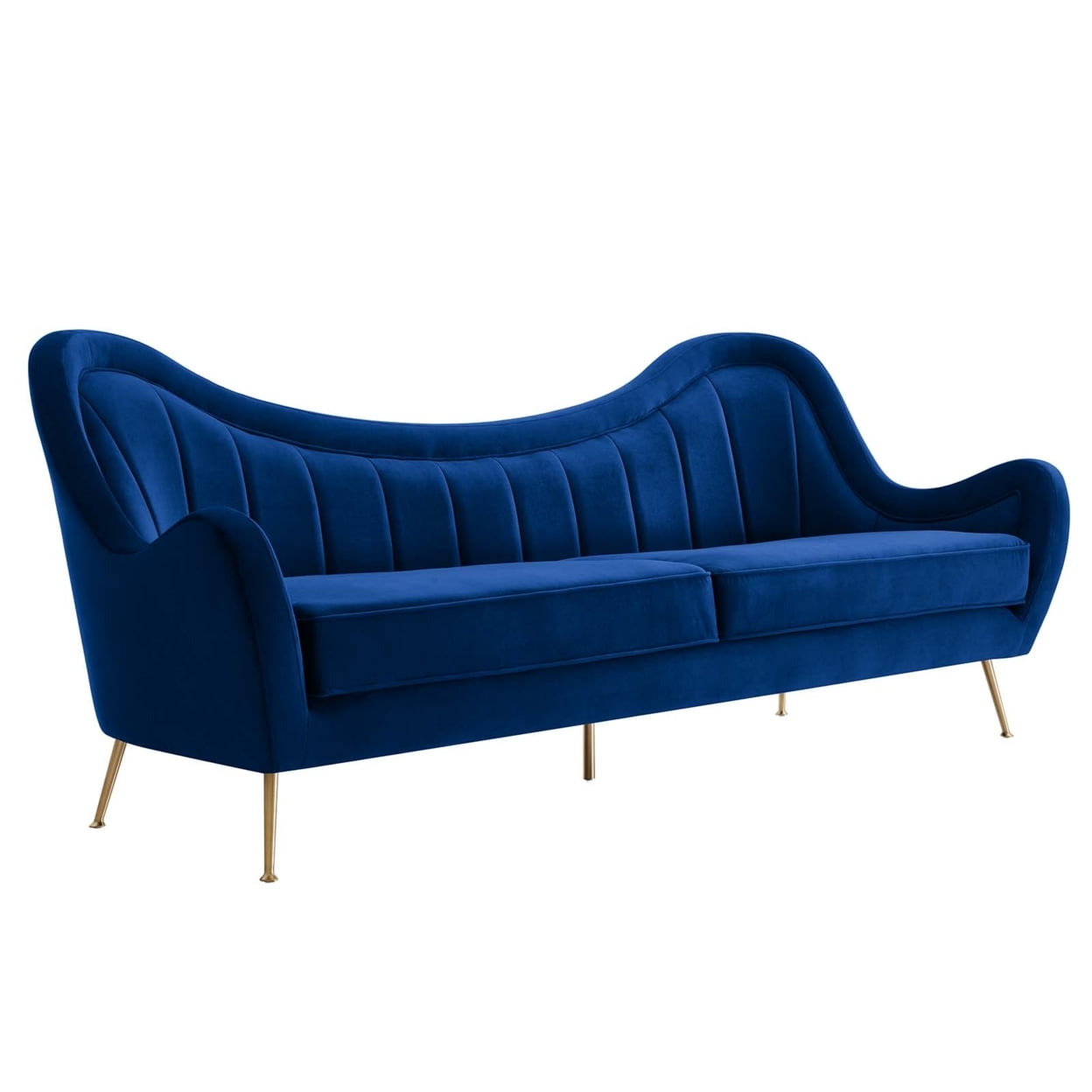 Nantwich channel tufted convertible cheap sofa