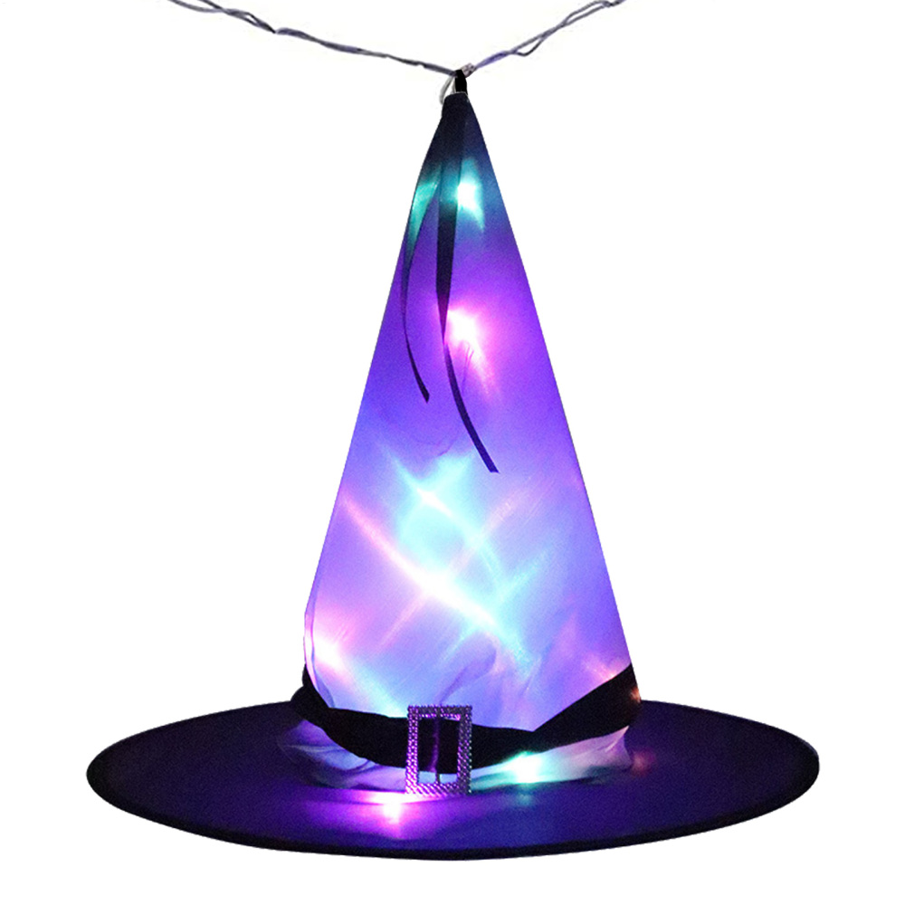 Pyromancer Hat Chesmono Witches Hat Light Up Witch Cosplay Hat Halloween Decor Glowing ...