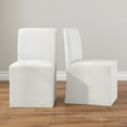 thumbnail image 1 of Chesnee Dining Chair with Long Slipcover, Bone MB2405-01 (2 Pack), 1 of 7