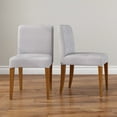thumbnail image 1 of Chesnee Dining Chair with Short Slipcover, Concrete MB2405-018 (2 Pack), 1 of 7