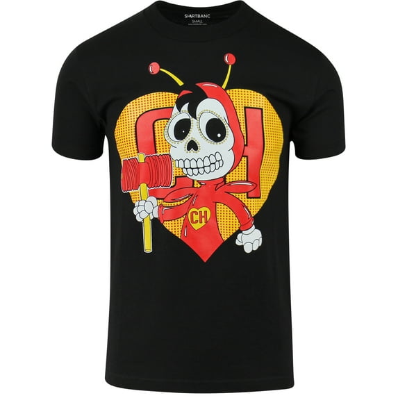 Chespirito Chapulin Colorado Skeleton Mens Shirt